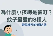 8種人總被蚊子叮！原因及預防方法一次看　醫師曝：精油貼片或手環沒用