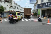 快訊/台南奪命車禍！73歲婦騎單車遭輾斃　疑大貨車內輪差釀禍