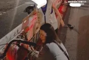 「阿彌陀佛姐」遭機車追撞！目擊者：滿臉都是血　傷勢曝光了