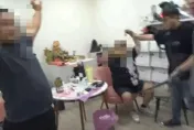 影/進門先拜拜！台中百家樂賭場供奉中壇元帥求「賺錢神速」　警霸氣踹門逮15人