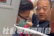 影/台鐵女子坐博愛座「未讓白髮翁」　遭黑衣男飆罵「妳是男生我就打」