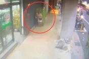 快訊/北市中山區砍人濺血畫面曝光　2名七旬婦口角1人遭砍傷