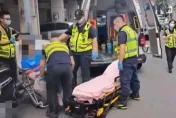 影/貨梯卡人！台中男身體懸空「倒吊5樓高」　驚險救援過程曝光