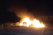 生死一線間！屏東愛情海岸恐怖火燒車　「瞬間火球開噴」駕駛驚險逃生