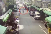 快訊/最後身影曝光！三重男浴室狠心砍殺愛妻　抱嬰逃亡赴馬槽橋畏罪雙亡