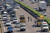 國1彰化路段2車追撞！回堵2公里慘變「大型停車場」　上班族崩潰要遲到了