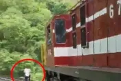 影/為賺流量不要命！夫妻鐵軌拍片「火車逼近」　急跳9樓高大橋摔成重傷