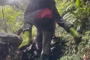 受困3天！新竹62歲男上山採藥墜60m邊坡　消防員9小時接力背負脫險