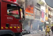 快訊/彰化火車站附近民宅大火　火勢猛烈延燒7戶警消灌救
