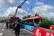快訊/和美女不明原因墜溪！岸上留機車和包包　2小時後尋獲明顯死亡