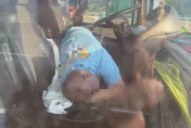 快訊/國3北上137K苗栗西湖段「遊覽車猛撞護欄」！駕駛昏迷座位上送醫不治
