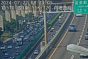 快訊/國道1號北向56k內壢段追撞「塞成停車場」　上班請注意