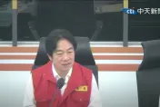 影/賴清德首次進駐災害應變中心　語出驚人「颱風假有包括晚上吧？」
