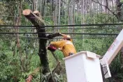 快訊/強颱凱米蹂躪！新北逾5千戶「鬧停電」　台電人員「冒風雨」搶修
