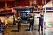 颱風夜新北樹林印刷廠冒白煙　儲存3噸鹽酸外洩緊急疏散2人