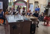 影/為楊勇緯加油！后里老家土地公廟前架大螢幕　表妹打氣：每次都要拿冠軍