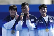 「三朝元老」金優鎮領軍！南韓射箭男團擊敗地主奪金　實現奧運三連霸