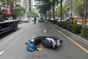 快訊/新北林口機車自撞分隔島　68歲男騎士命危送醫不治