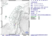 快訊/13:27又搖！台東縣近海規模3.9「極淺層地震」　太麻里震度3級