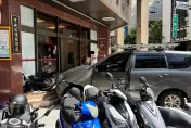 快訊/嚇壞銀行！豐原57歲男開廂型車突撞進彰銀　疑疲勞駕駛惹禍