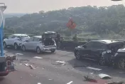 快訊/國3香山路段嚴重車禍！槽車變「碰碰車」5車追撞　傷亡曝光