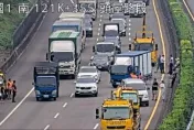 國1連環車禍！苗栗路段5車追撞　內線塞爆回堵1公里