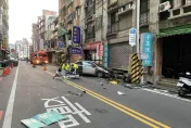 影/桃園重大車禍！24歲男開車撞斷瓦斯管線「氣體狂外洩」