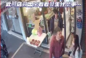怪男糾纏女子還翻桌！　天母天菜店員護花兼「賀成交」