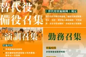 快訊/備役替代役男召集預告要上線了！