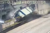 影/直擊！台南貨車遭「高速追撞」駕駛慘死　公司沉痛發聲