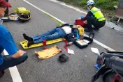 影/苗栗詭死車禍！59歲男「高速撞擊金爐」身亡