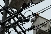 桃園電線走火！　火光迸濺嚇壞路人　釀2143戶停電