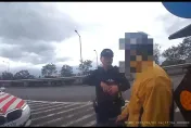 影/國5玩命瞬間！逃逸移工逆向騎機車衝路肩「根本沒駕照」