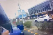 東港警遭瑪莎拉蒂囂張衝撞！　副所長浴血上銬違停仔