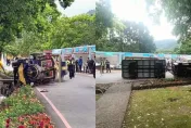 綠博遊園小火車疑飆車撞死老翁　遊客有感：這兩天開超快