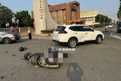 台南女駕駛左轉猛撞機車　騎士肢體變形爆血斷魂