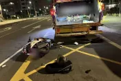 高雄女騎士猛撞清運垃圾車！她倒地肢體爆血慘死