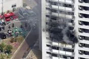 日本大阪府14層樓公宅爆嚴重火災　27人送醫1人重傷