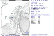 地牛又翻身！台南六甲22:39規模3.7極淺層地震　6縣市有感