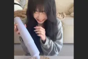 拿吸塵器猛吸「荷包蛋」挨批！正妹網美雪倫道歉：好好改進