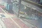 影/撞擊瞬間曝！台中向上路曳引車追撞　22車毀爛多人傷