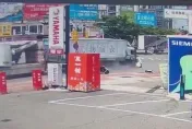 影/台中向上路「22車300米大追撞」　初判曳引車煞車失靈