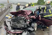 新北嚴重車禍！安坑交流道「2車相撞」傳1人命危