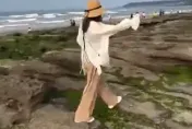 無視勸阻！女遊客踐踏老梅綠石槽拍照　目擊者怒：很故意