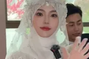 影/新娘太美遭疑「AI換臉」！陸網曝她「婚前素顏」