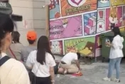 影/發結緣品爆衝突直擊！白沙屯媽祖男信眾遭壓地狂扁
