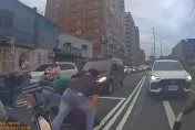 新北行車糾紛亮刀揮砍　1人手臂濺血警到場助壓制逮人