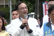 泛綠陣營到藍黨中央抗議　朱立倫：看賴清德討工作