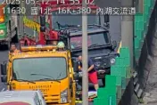 國1內湖交流道自撞護欄　大G駕駛命危搶救中