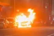 影/台南嚴重6車火警！「計程車突爆燃」巨型火球畫面曝